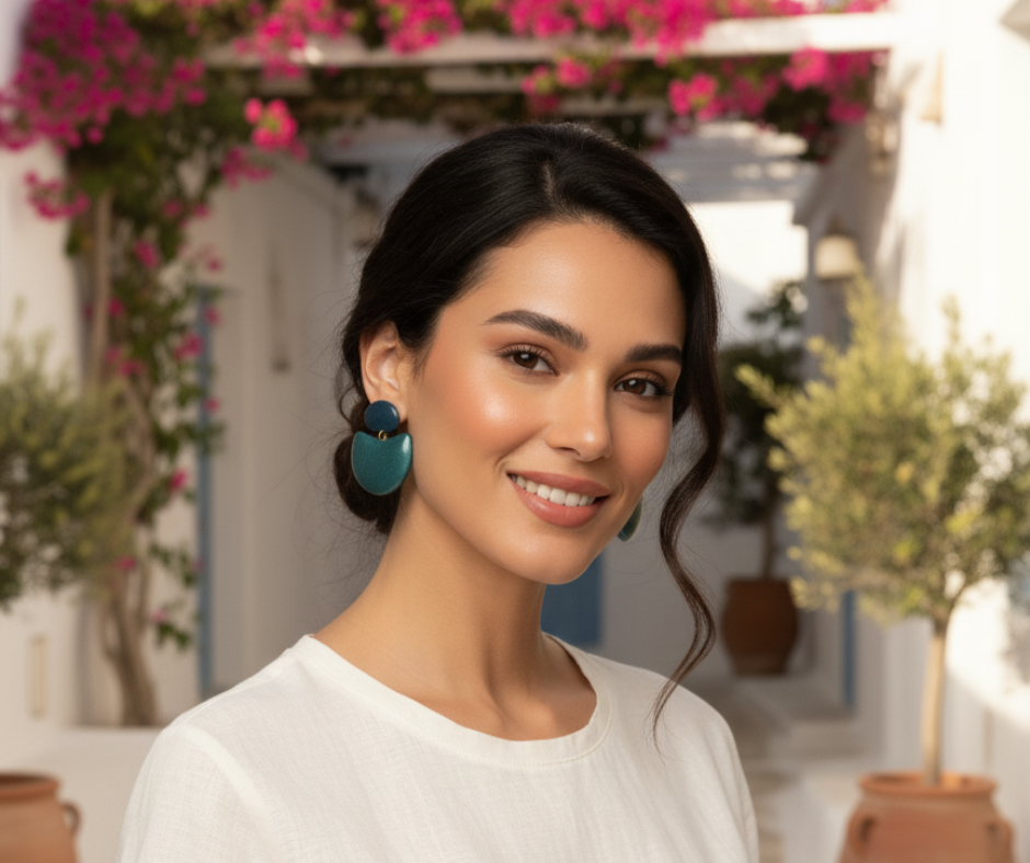 Pendientes Mar de Jade