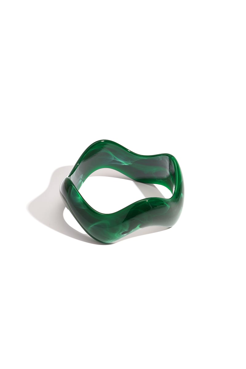 Brazaletes de acrílico de forma irregular, serie casual, diaria y sencilla, joyería para mujer.