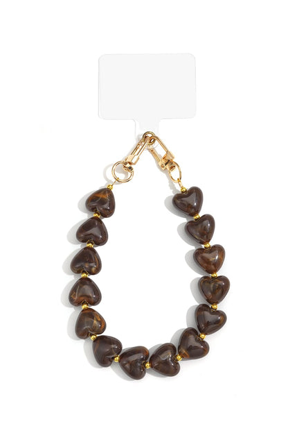 Cables telefónicos Corazón Casual Acrílico Accesorios Diarios