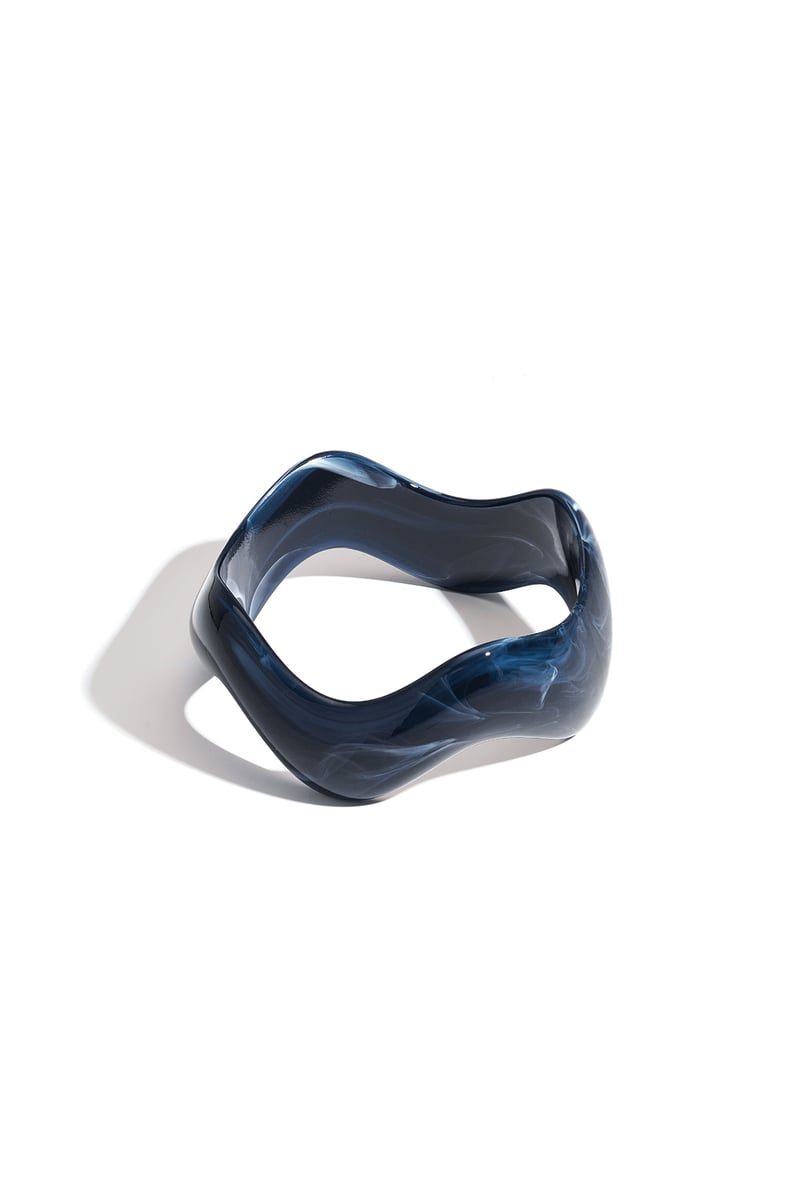 Brazaletes de acrílico de forma irregular, serie casual, diaria y sencilla, joyería para mujer.