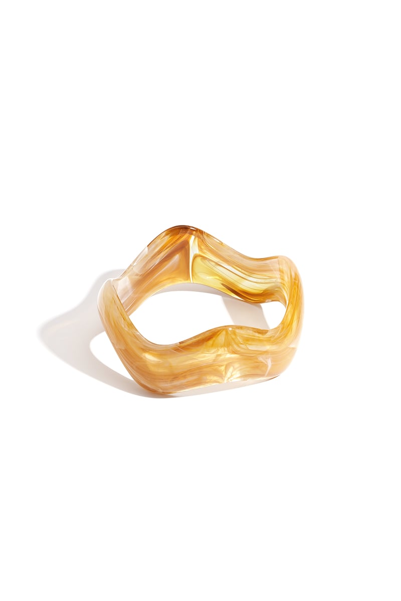 Brazaletes de acrílico de forma irregular, serie casual, diaria y sencilla, joyería para mujer.