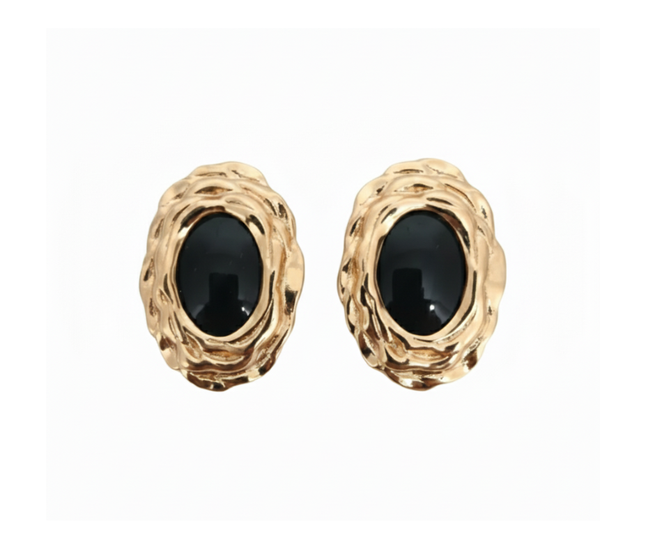 Pendientes Aura Dorada Oval